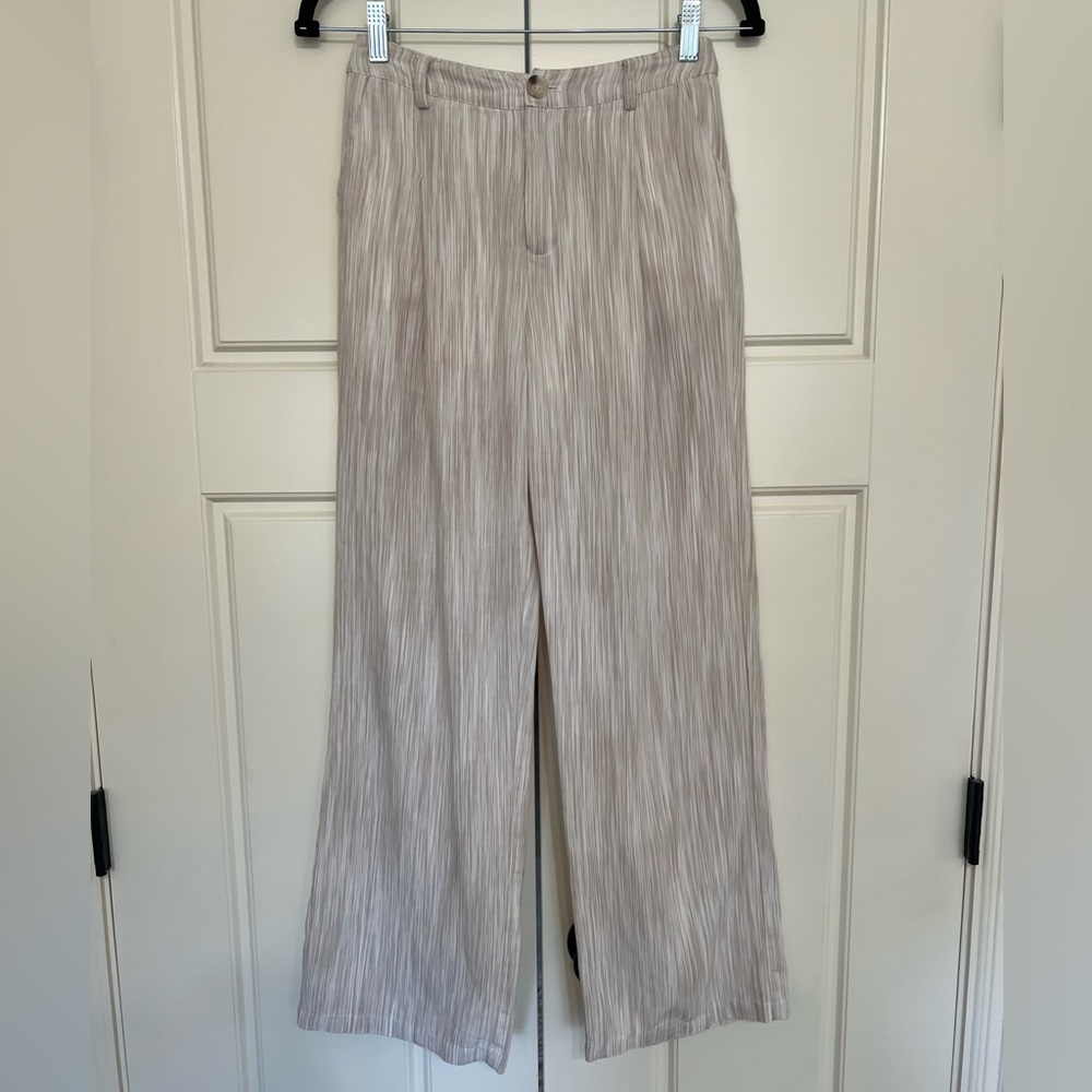 Le Lis Striped Lightweight Linen Pants